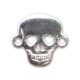 Intercalaire t�te de mort 14 mm en Argent 925 x1
