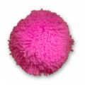 Pompon laine fine 28 mm Fuschia x1