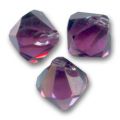 Toupies pendantes 6301  6 mm Amethyst x10