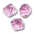 Toupies pendantes 6301  6 mm Light Rose x10