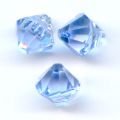 Toupies pendantes 6301  6 mm Light Sapphire x10