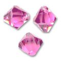 Toupies pendantes 6301  6 mm Rose x10
