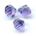 Toupies pendantes 6301  6 mm Tanzanite x10
