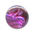 Cabochon Abalone 12 mm rose x1