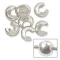 Caches perles � �craser 4 mm en Argent 925 x20