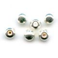 Embouts boule 3 mm pour fil m�moire argent� x20