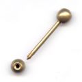 Tige � boules 20 mm bronze x1