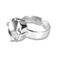 Bague serti 4470 12 mm Argent 925 x1