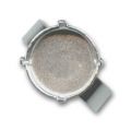 Bague serti 14 mm rhodi� x1