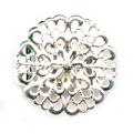 Bague estampe 19 mm argent�