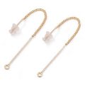 Chainettes d'oreilles 75 mm dor� x2