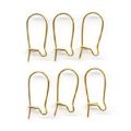 Boucles d'oreilles fil dor� x6