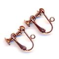 Clips � vis cuivr� vieilli x2