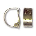 Clips cr�ole tamis bronze x2