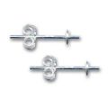 Clous d'oreilles tige en Argent 925 x2