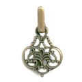 Clous d'oreilles estampe bronze 42 mm x2