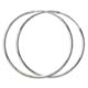 Cr�oles 40 mm en Argent 925 x2