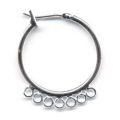 Cr�oles 23 mm argent�  x2