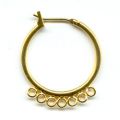 Cr�oles 23 mm dor� x2