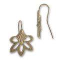 Crochets d'oreilles 26 mm bronze x2