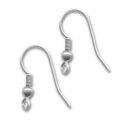 Ganchos bolas 21 mm plateado envejecido x6