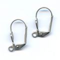 Dormeuses  argent� vieilli x2