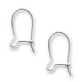 Boucles d'oreilles fil en Argent 925 16 mm x4