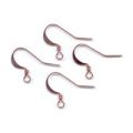 Ganchos 17 mm cobre antiguo x4