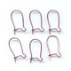 Boucles d'oreilles fil cuivr� vieilli x6