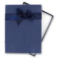 Boite pour parure 155x120x28 mm Marine x1