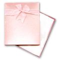 Boite pour parure 155x120x28 mm Rose x1