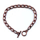 Bracelet maille gourmette 200 mm cuivr� vieilli x1