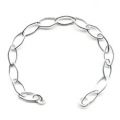 Bracelet maille ovale 170 mm en Argent 925 x1