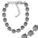 Bracelet sertis 1028 8 mm argent� vieilli