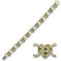 Bracelet support 11 cabochons coeurs 10 mm dor�