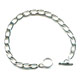 Bracelet maille gourmette 200 mm argent�  x1