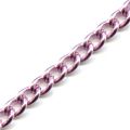 Cha�ne en aluminium anodis� 3,5 mm Vieux Rose x1m