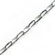 Cha�ne en Argent 925 martel�e 3x2 mm x 1m