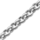 Cha�ne maille Jaseron 3.5 mm argent� vieilli x1m
