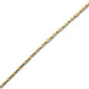Cha�ne serpentine 0,6 mm Gold filled 14 carats x 1m