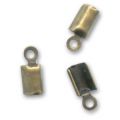 Pince lacet rond 3 mm bronze x6