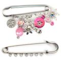 Epingle broche 55 mm argent� vieilli x1