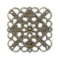 Estampe carr�e souple 35 mm bronze x1