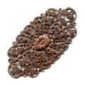 Estampe 52x26 mm cuivr� vieilli