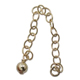 Chainette d'extension boule 55 mm Gold Filled x1
