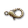 Fermoir mousqueton 13 mm bronze