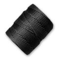 Fil C-LON Tex 400 Bead Cord Black x 39 m