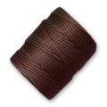 Fil C-LON Tex 400 Bead Cord Chocolate x 39 m