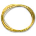 Bracelet m�moire ovale 75x60 mm dor� x20 tours