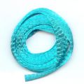 Organza M�tallique  6 mm turquoise x 2 m